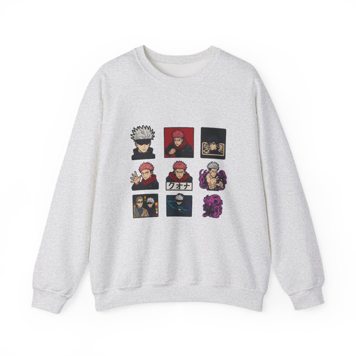 Jujutsu Kaisen Embroidered Anime Crewneck Sweatshirt - alternate angle 4, merchandise