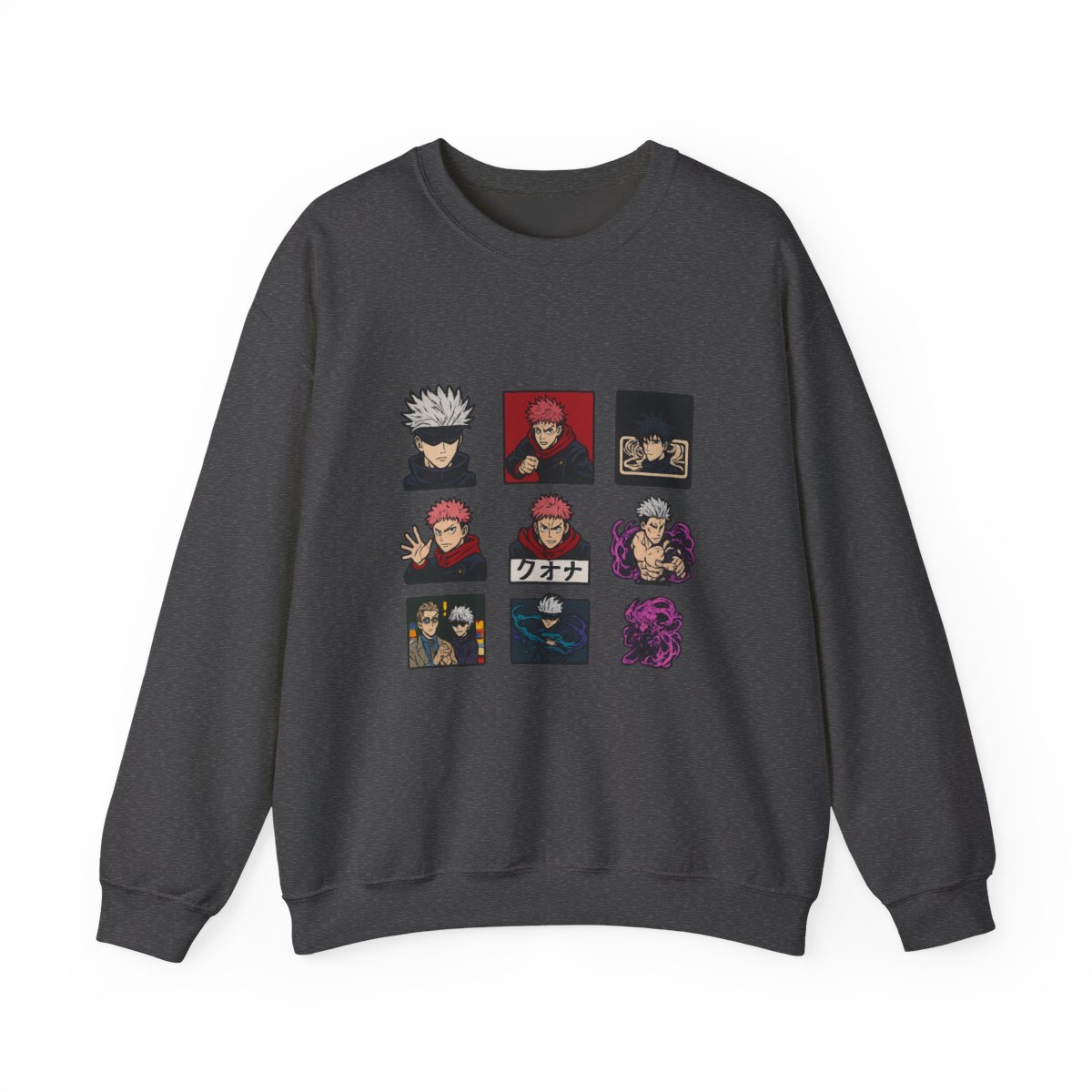 Jujutsu Kaisen Embroidered Anime Crewneck Sweatshirt - Official Sweatshirts merchandise