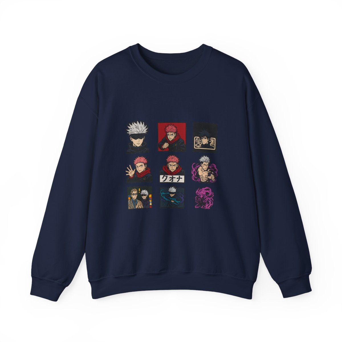 Jujutsu Kaisen Embroidered Anime Crewneck Sweatshirt - alternate angle 2, merchandise