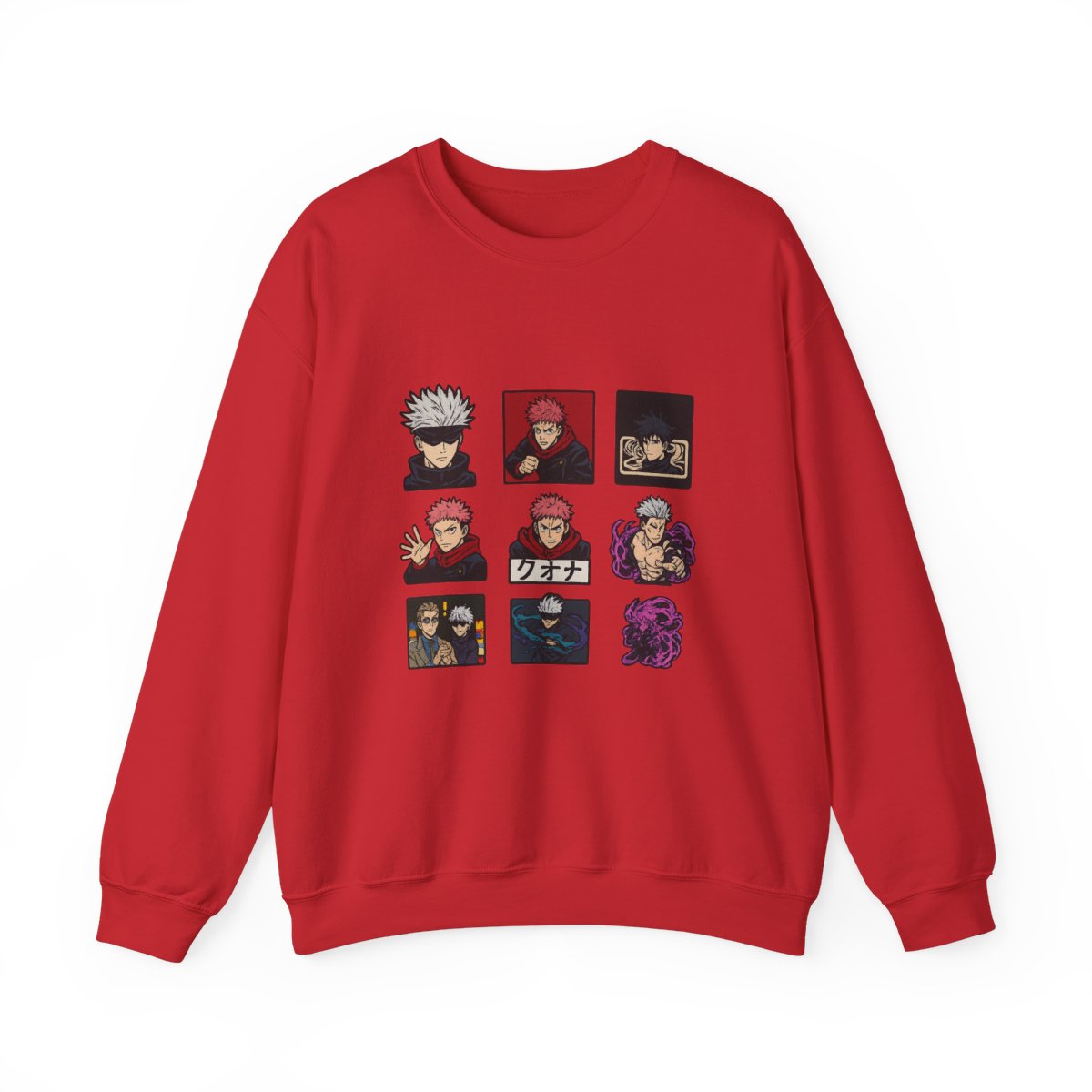 Jujutsu Kaisen Embroidered Anime Crewneck Sweatshirt - Official Sweatshirts merchandise