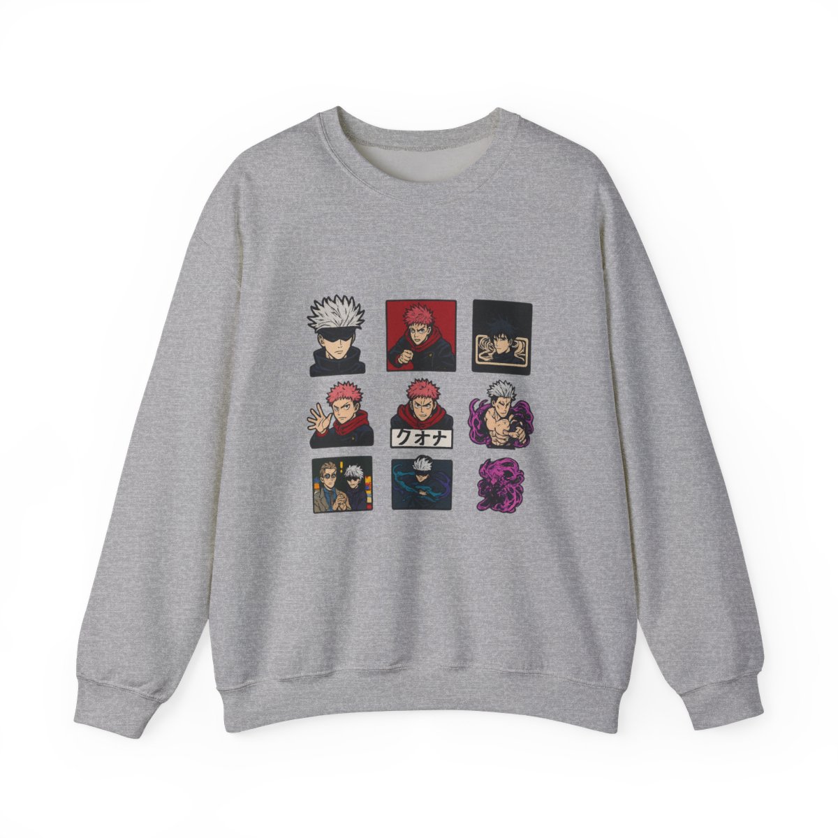 Jujutsu Kaisen Embroidered Anime Crewneck Sweatshirt - alternate angle 5, merchandise