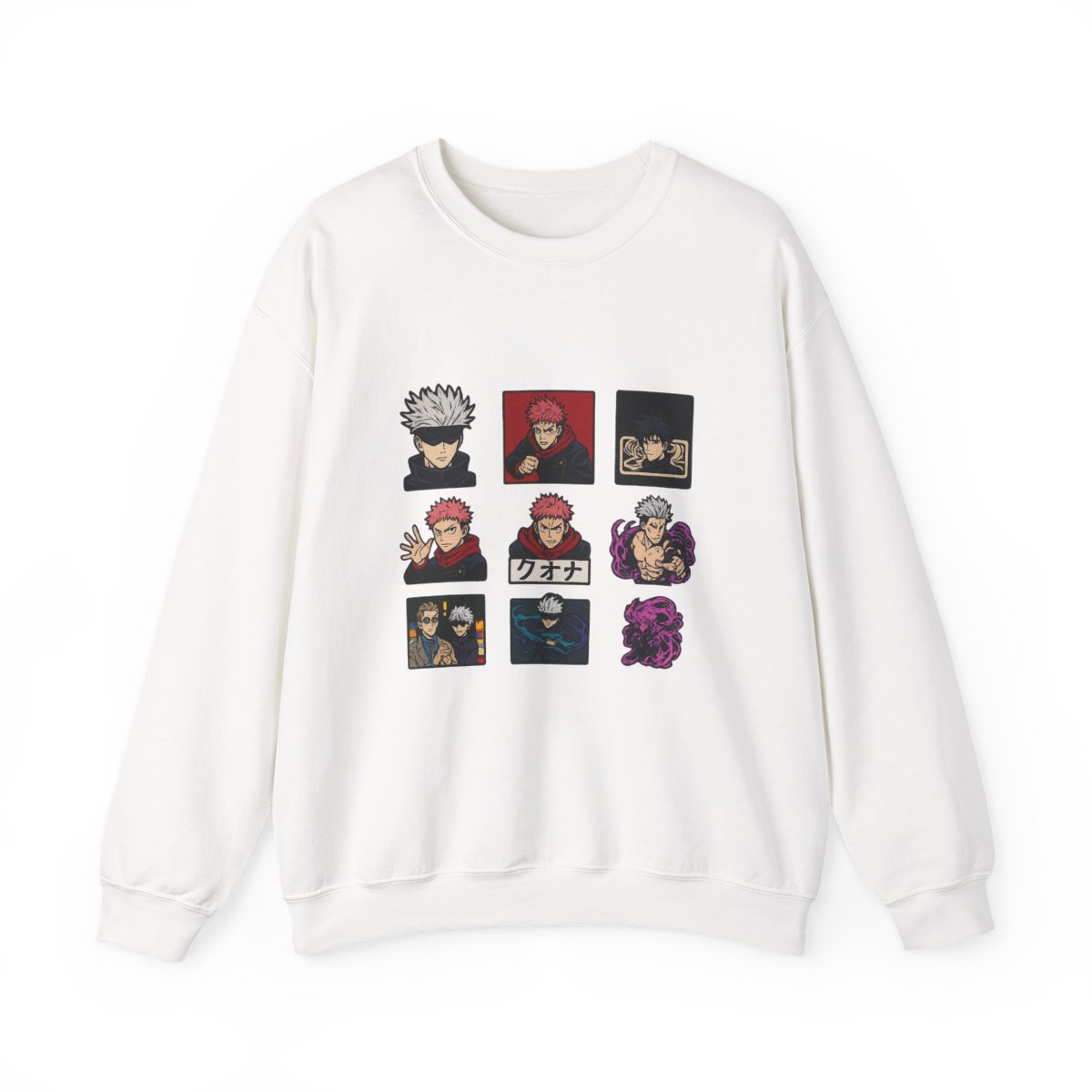 Jujutsu Kaisen Embroidered Anime Crewneck Sweatshirt - alternate angle 3, merchandise