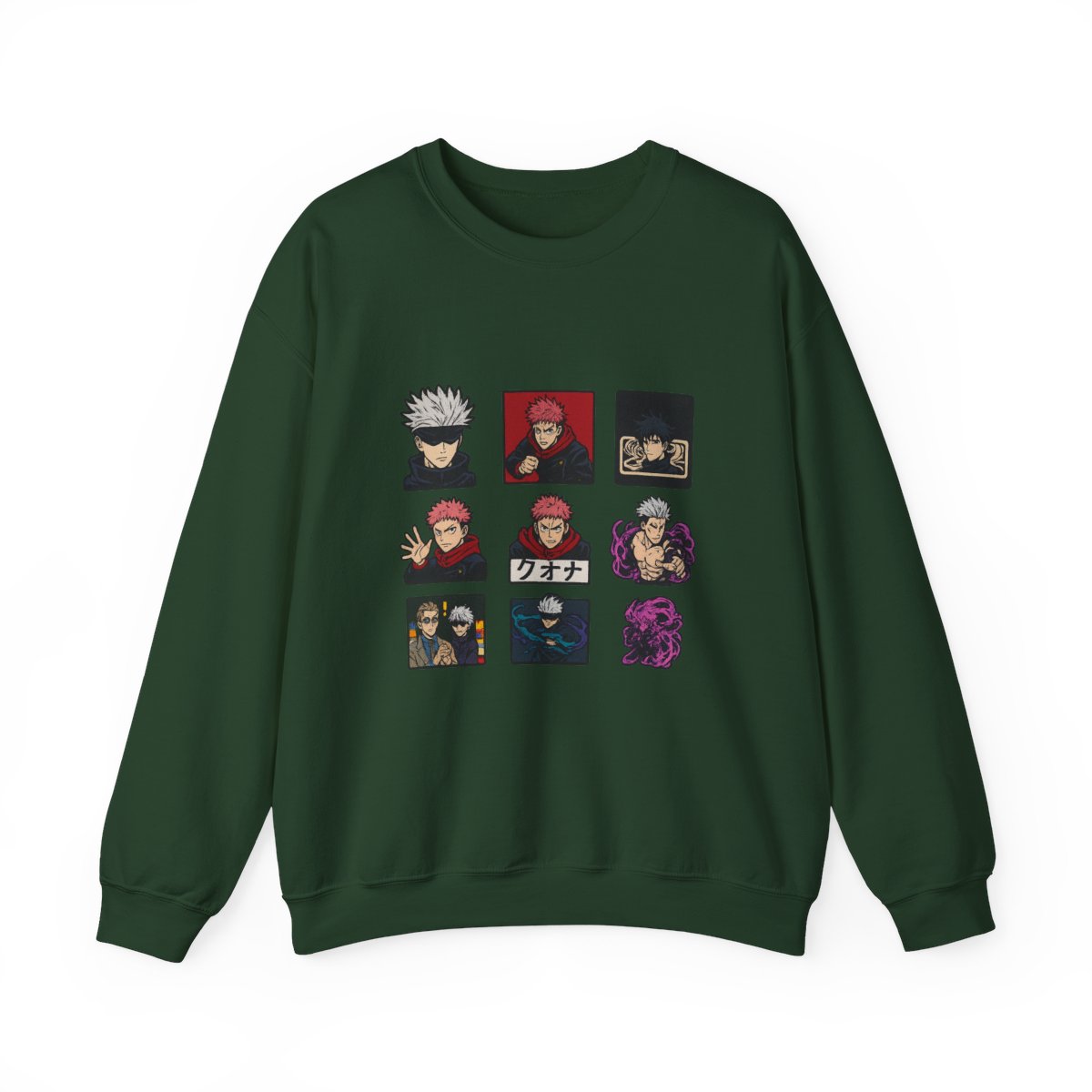 Jujutsu Kaisen Embroidered Anime Crewneck Sweatshirt - alternate angle 4, merchandise