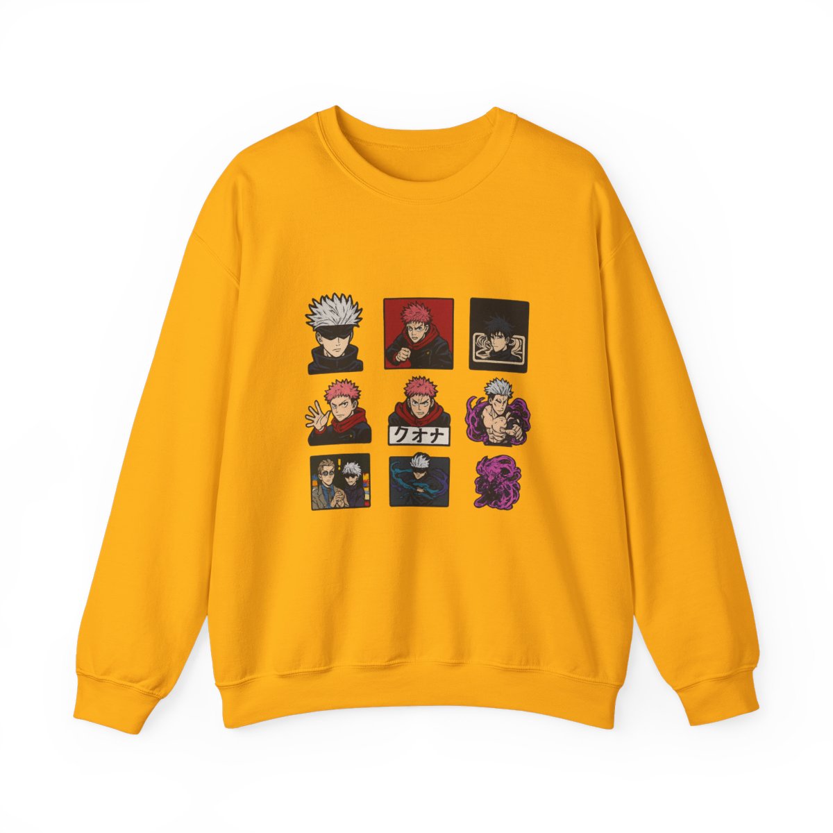 Jujutsu Kaisen Embroidered Anime Crewneck Sweatshirt - alternate angle 2, merchandise