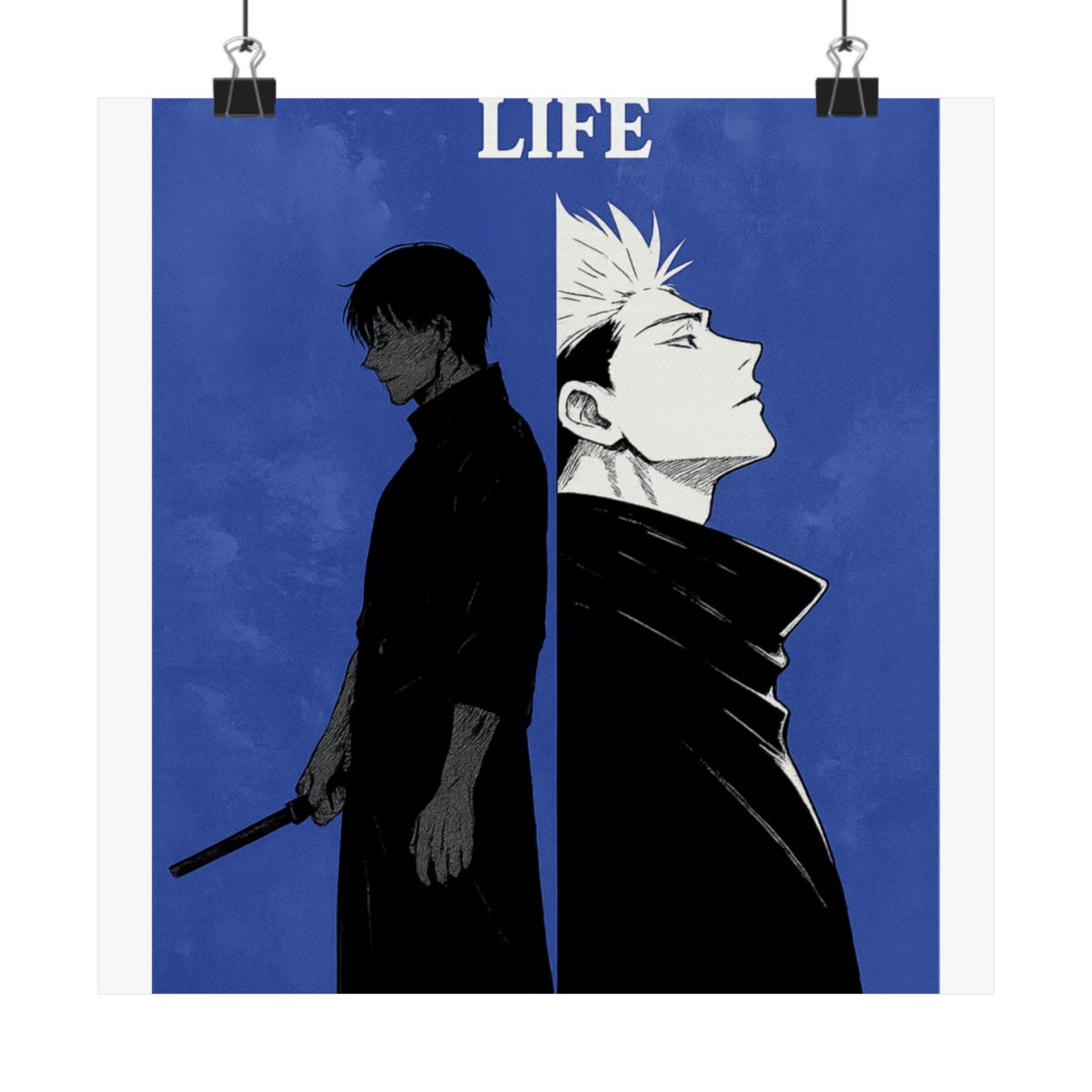 Jujutsu Kaisen Sorcerer Battle Poster | Dynamic Anime Wall Art Print - alternate angle 2, merchandise