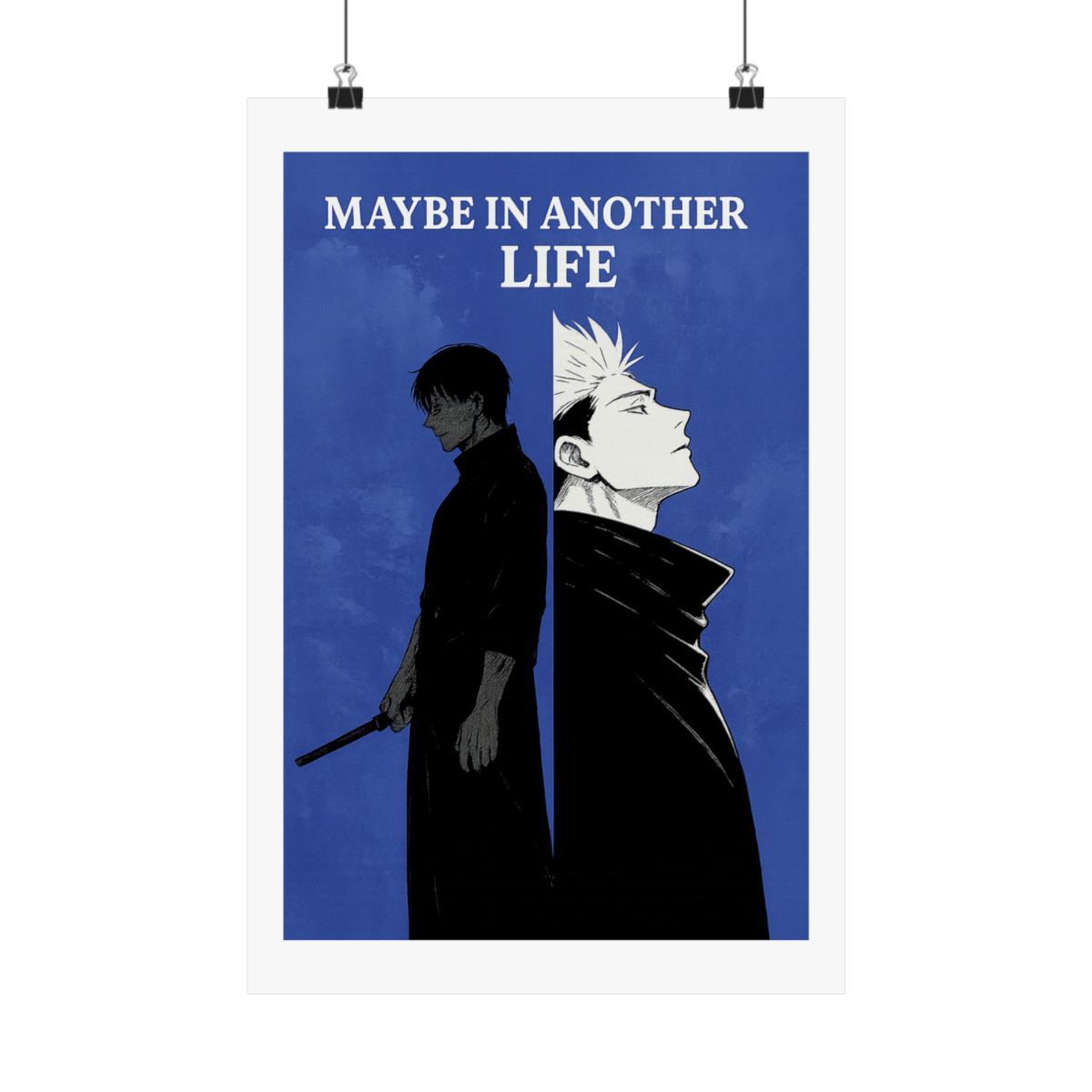 Jujutsu Kaisen Sorcerer Battle Poster | Dynamic Anime Wall Art Print - alternate angle 4, merchandise