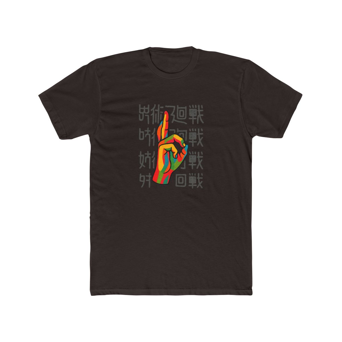 Gojo Satoru Iconic Hand Sign Jujutsu Kaisen T-Shirt - alternate angle 5, merchandise