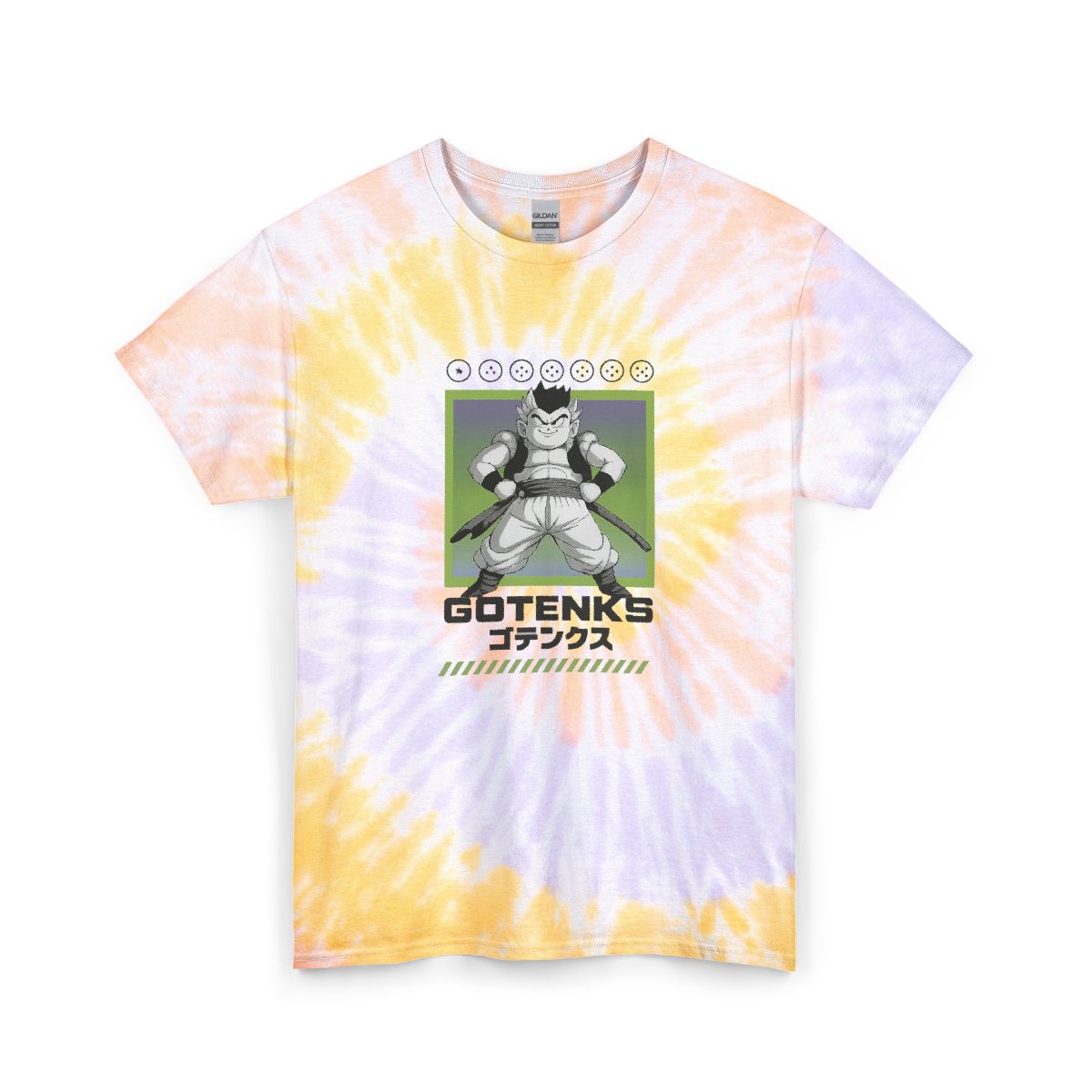 Gotenks Tie Dye Dragon Ball Super T-Shirt - alternate angle 3, merchandise
