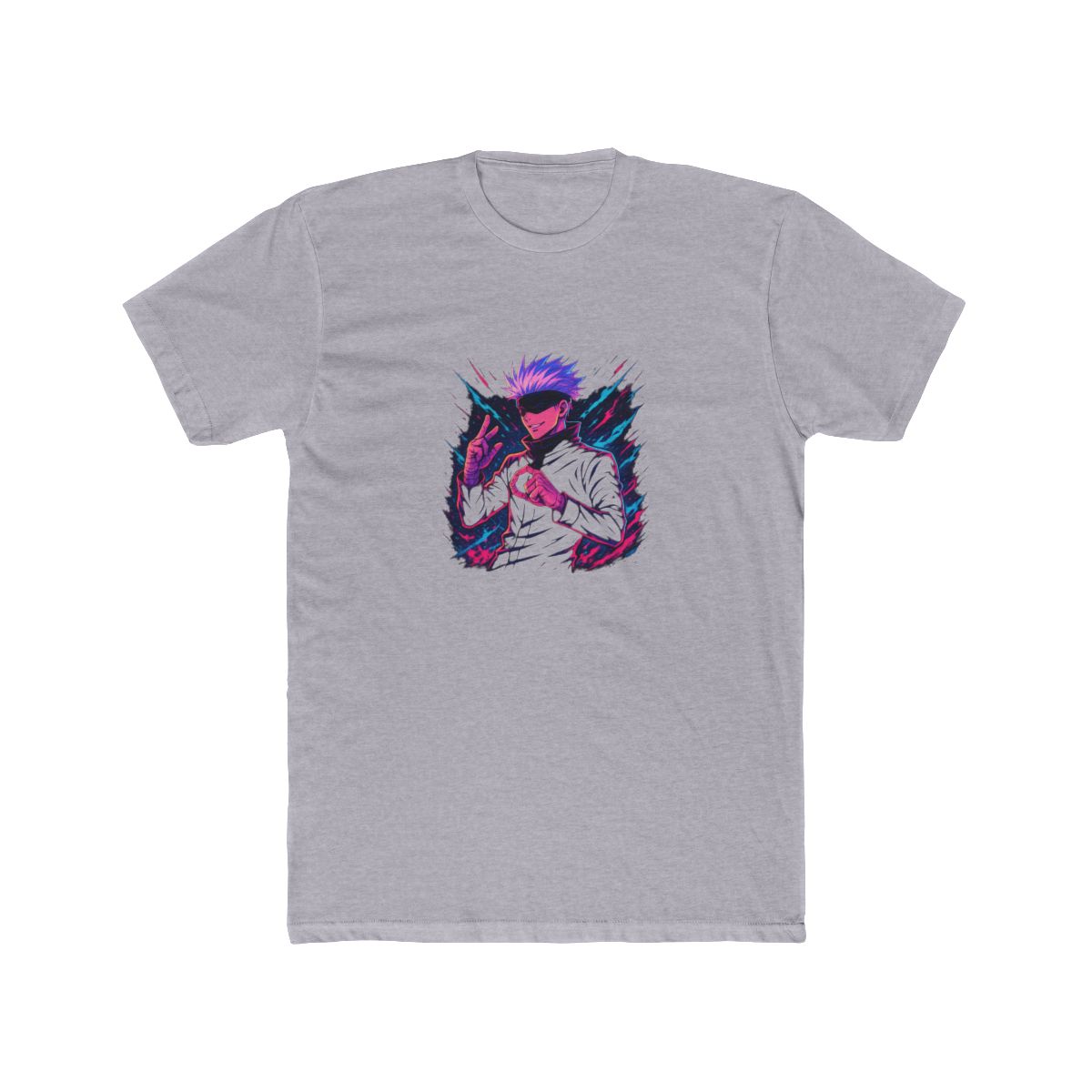 Gojo Satoru Jujutsu Kaisen Neon Anime T Shirt - alternate angle 5, merchandise