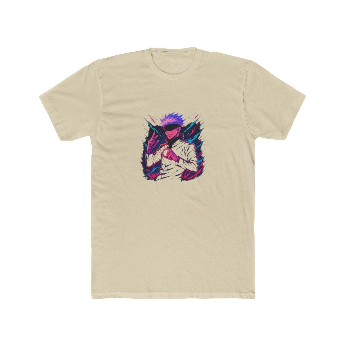 Gojo Satoru Jujutsu Kaisen Neon Anime T Shirt - alternate angle 4, merchandise
