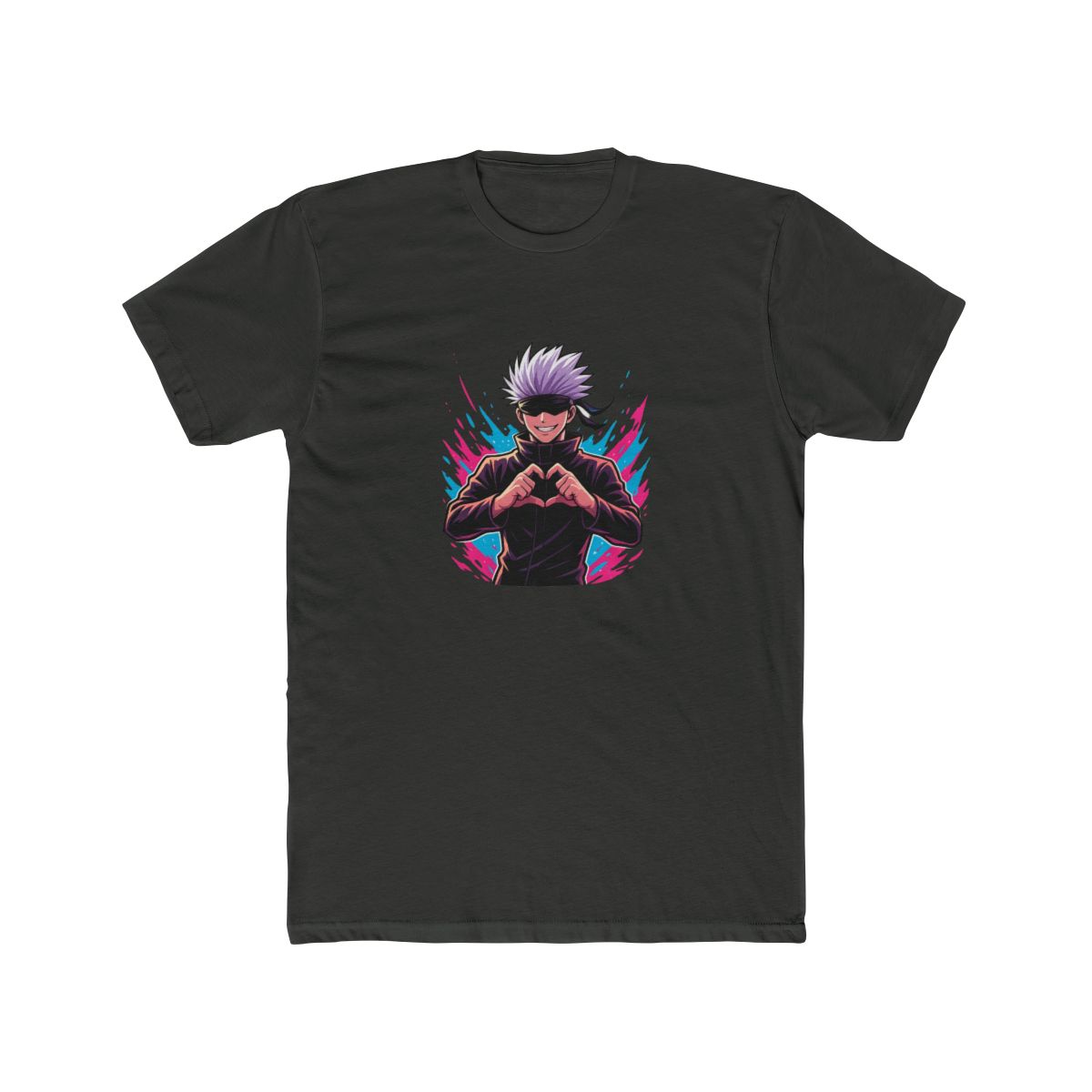 Jujutsu Kaisen Gojo Satoru Hearts T Shirt - alternate angle 2, merchandise