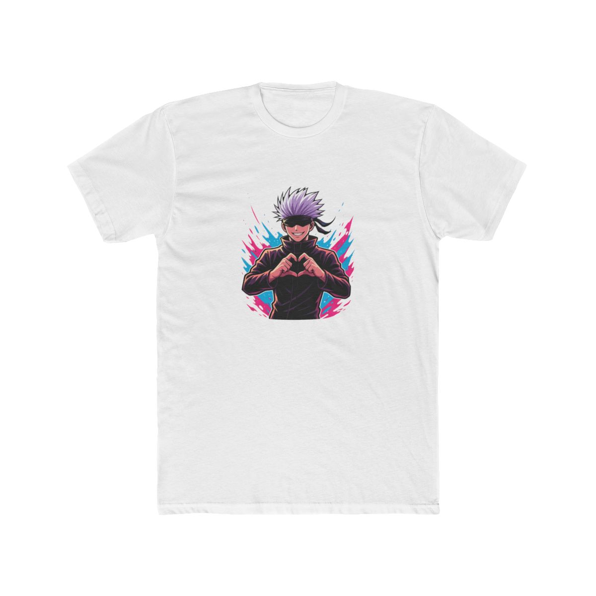Jujutsu Kaisen Gojo Satoru Hearts T Shirt - alternate angle 3, merchandise
