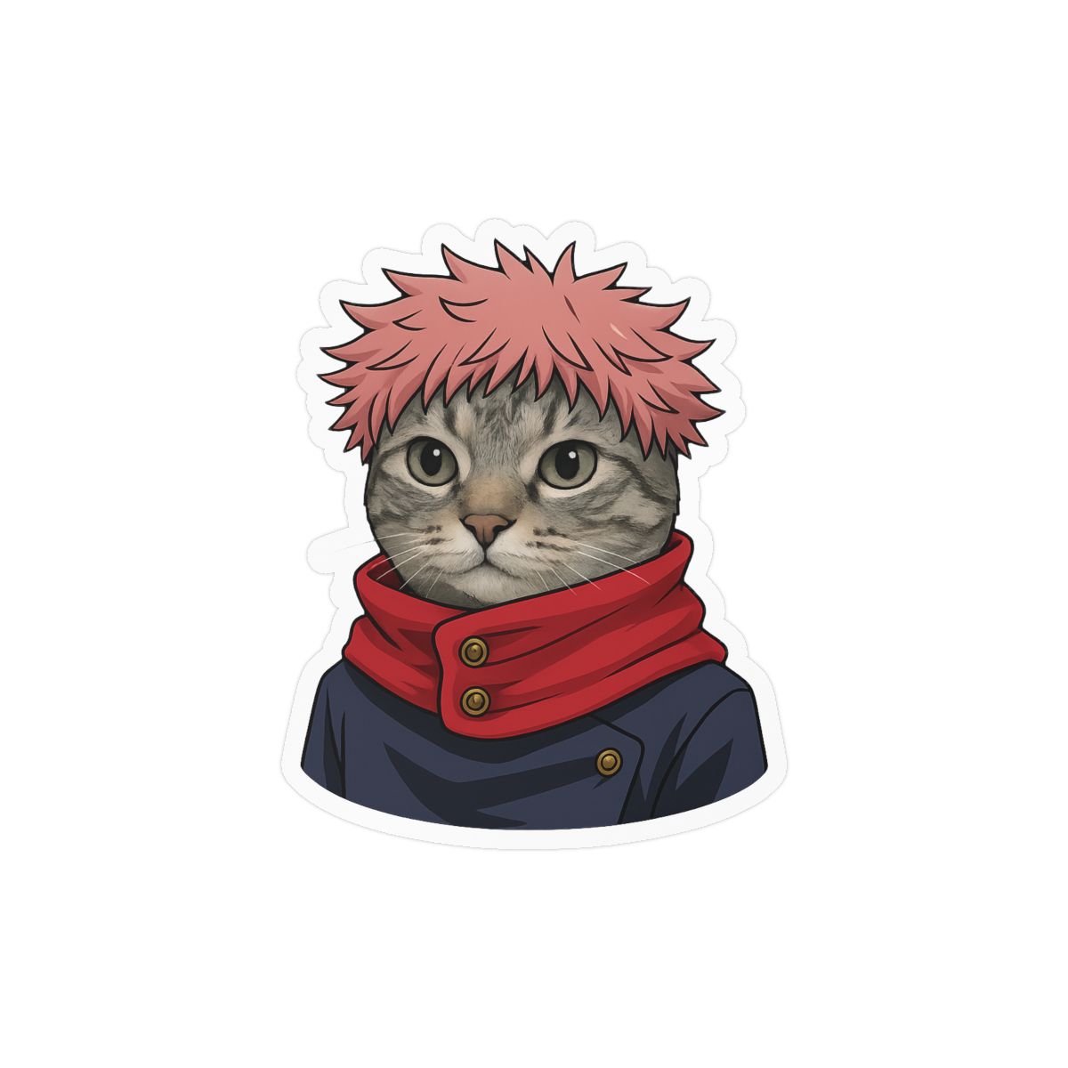 Sukucat Cat Sticker | Adorable Vinyl Decal