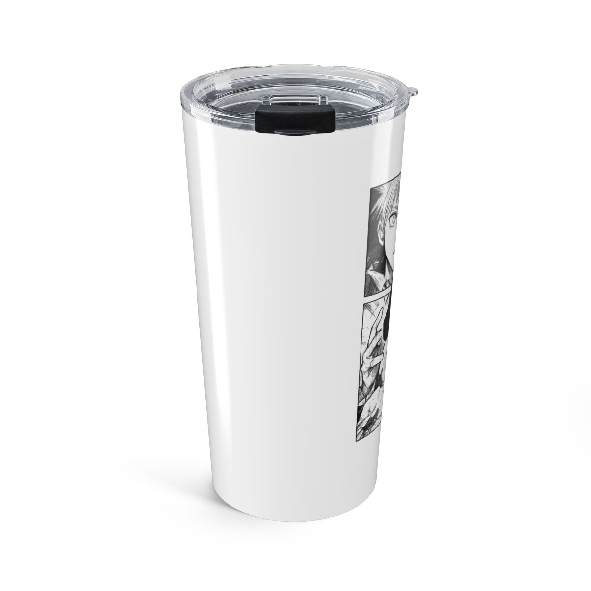 Jujutsu Kaisen Gojo Unlimited Void Clear Straw Tumbler - alternate angle 1, merchandise