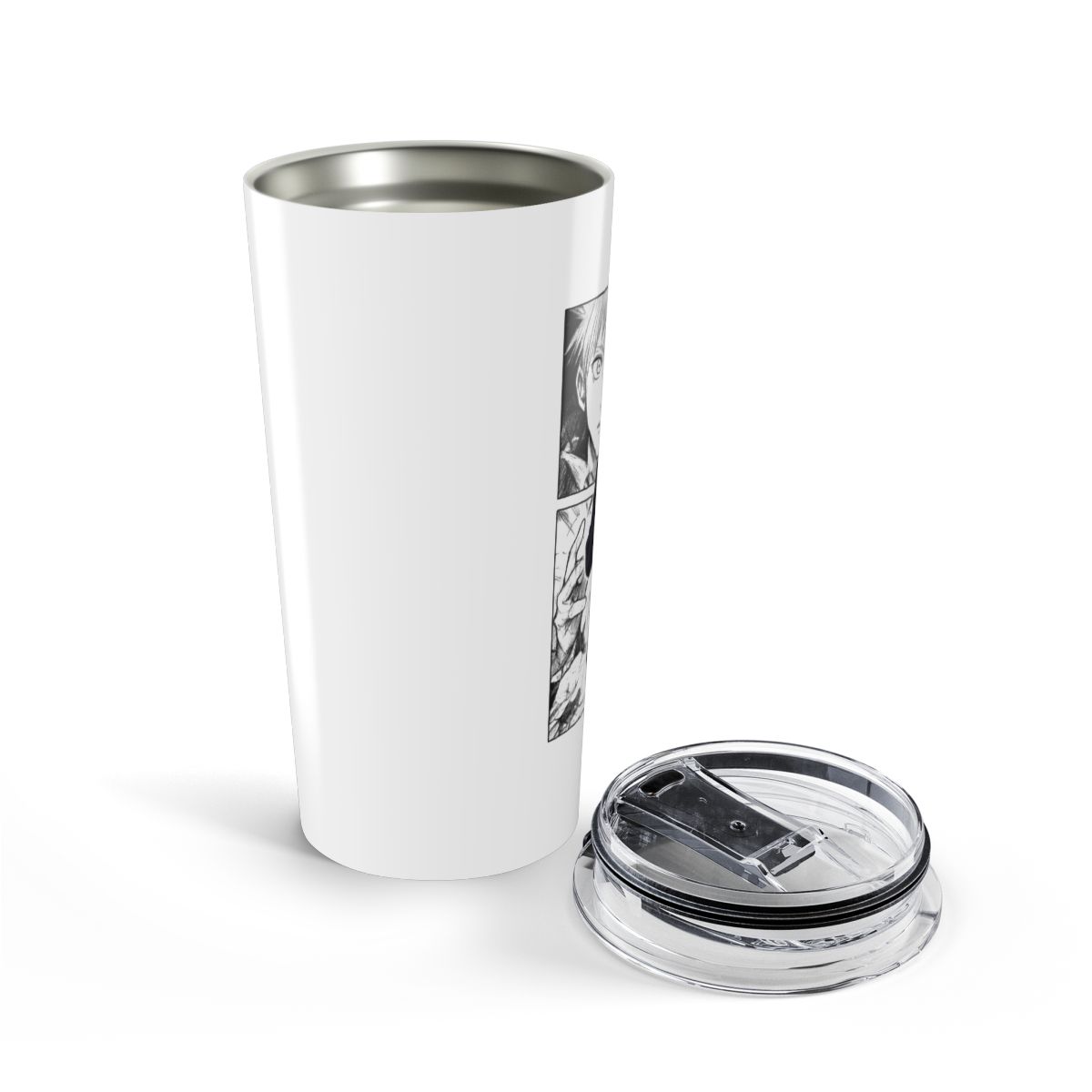 Jujutsu Kaisen Gojo Unlimited Void Clear Straw Tumbler - alternate angle 4, merchandise
