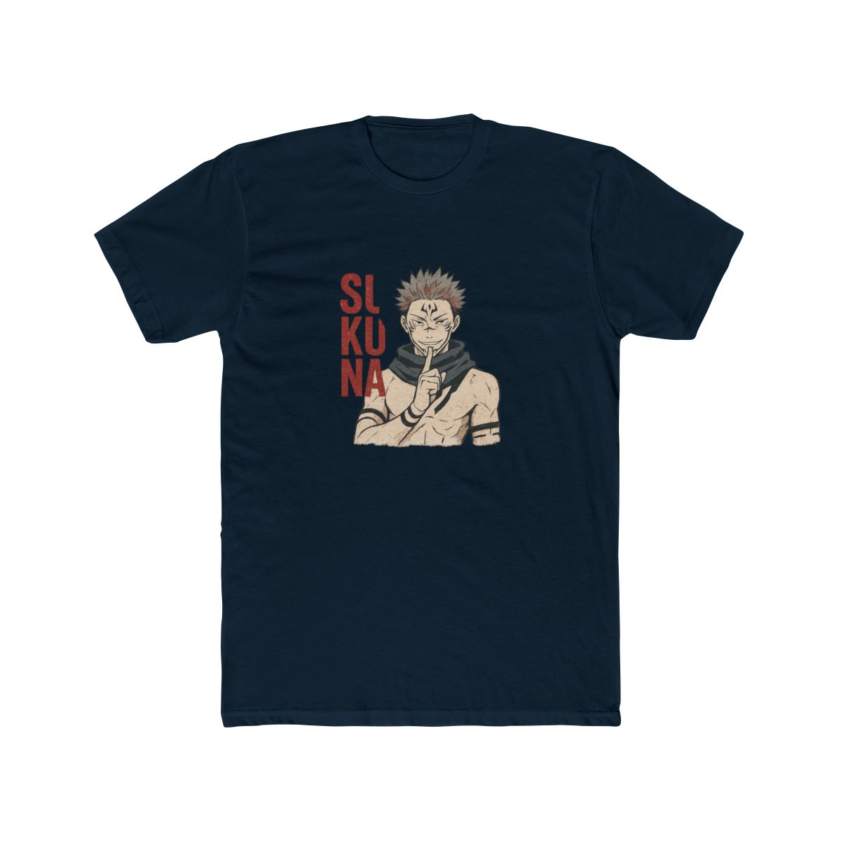 King of Curses Vaporwave | Jujutsu Kaisen Tee, Sukuna Shirt, Anime Fan Gift - alternate angle 4, merchandise