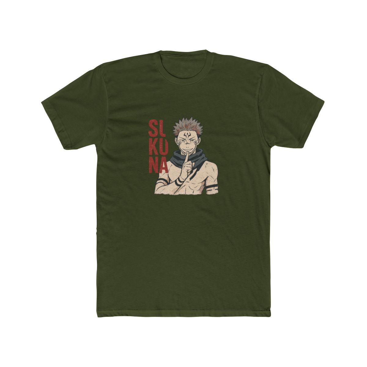 King of Curses Vaporwave | Jujutsu Kaisen Tee, Sukuna Shirt, Anime Fan Gift - alternate angle 2, merchandise
