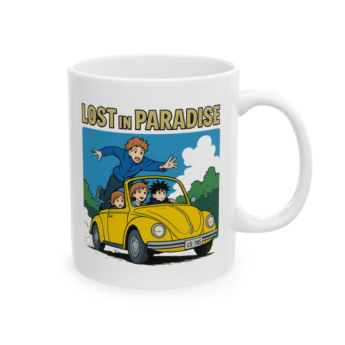 Lost in Paradise Gojo | Jujutsu Kaisen Mug, Anime Coffee Cup, Fan Gift - Official mugs merchandise