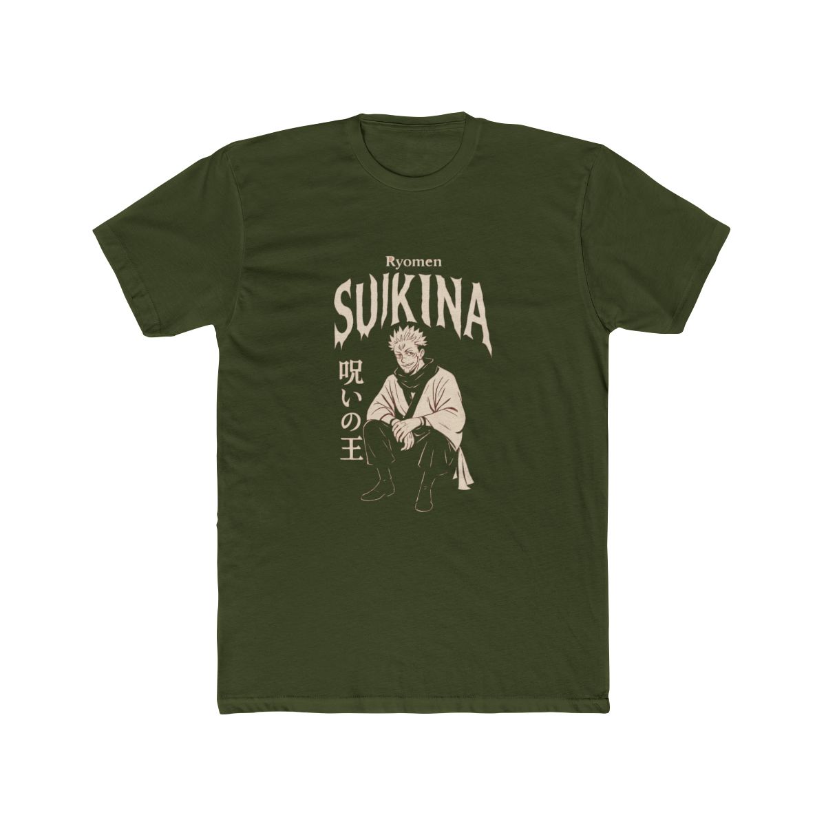 Sukuna Jumbo Portrait | Jujutsu Kaisen Tee, Sukuna Shirt, Anime Fan Gift - alternate angle 5, merchandise