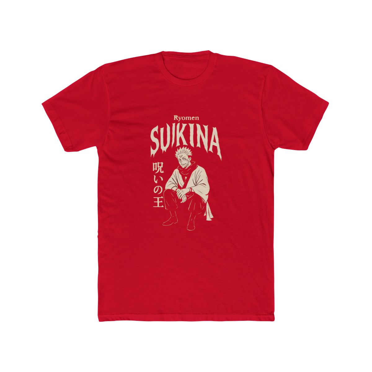 Sukuna Jumbo Portrait | Jujutsu Kaisen Tee, Sukuna Shirt, Anime Fan Gift - alternate angle 2, merchandise