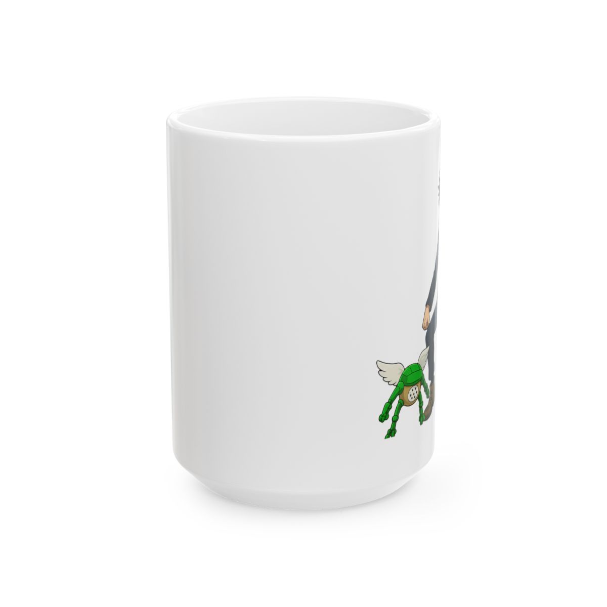 Nested Mugs Infinite Loop | Funny Coffee Mug, Recursion Humor, Barista Gift - alternate angle 2, merchandise