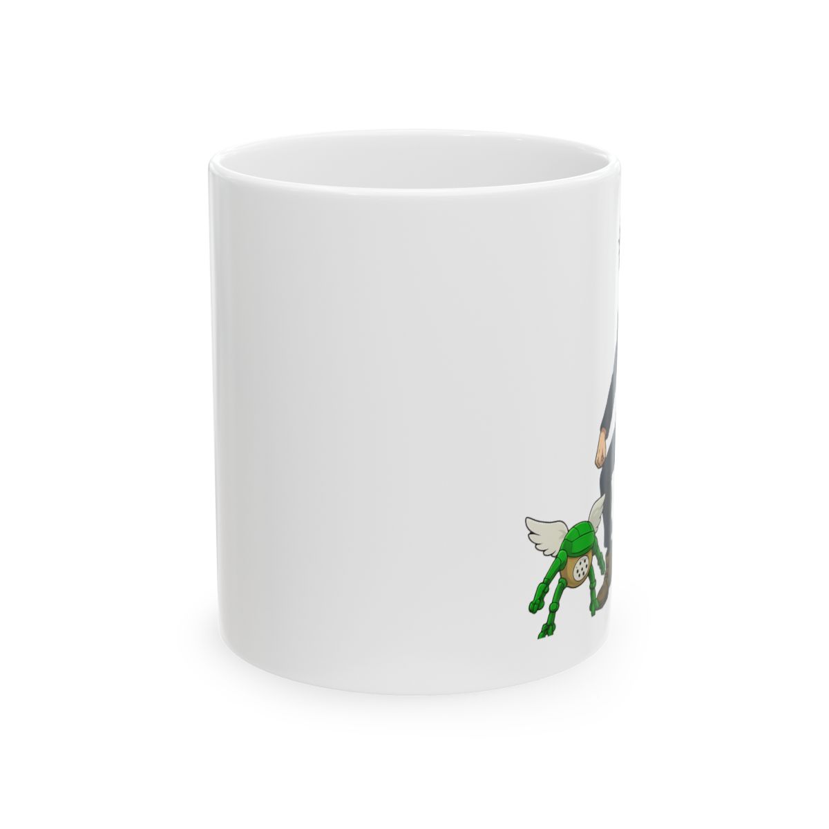 Nested Mugs Infinite Loop | Funny Coffee Mug, Recursion Humor, Barista Gift - alternate angle 1, merchandise