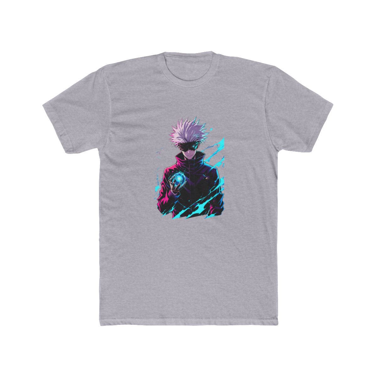 Gojo Satoru Neon Art Jujutsu Kaisen T Shirt - alternate angle 5, merchandise