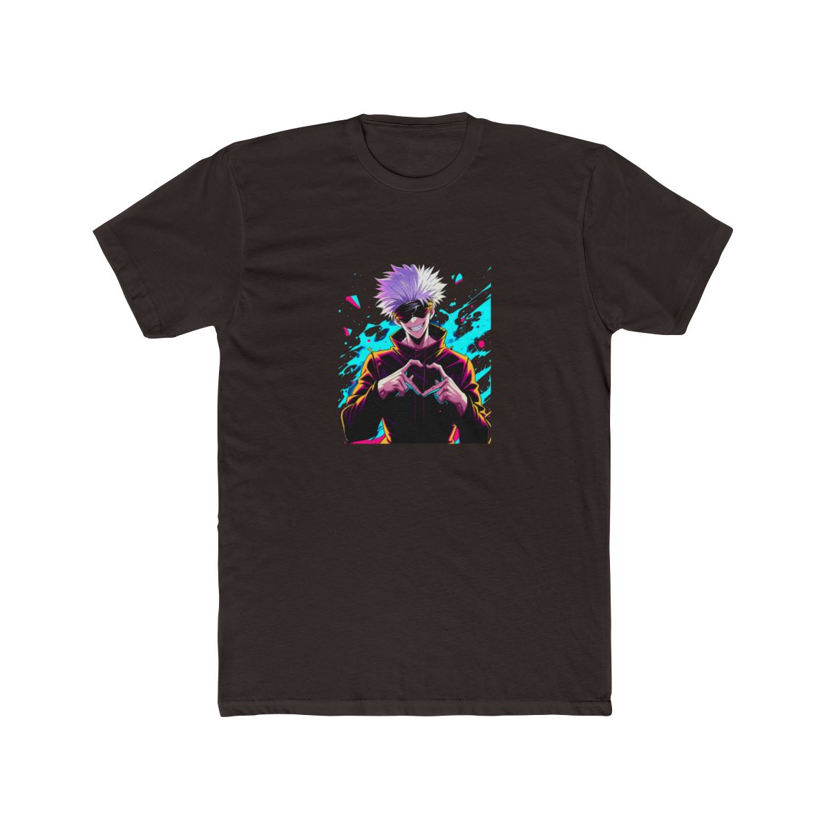 Gojo Satoru Jujutsu Kaisen Heart Hands T Shirt - alternate angle 3, merchandise