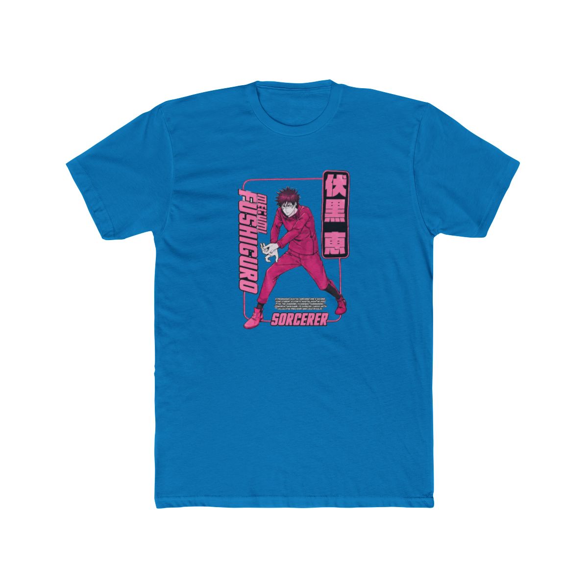 Jujutsu Kaisen Megumi Pink Glitter T Shirt - Official T-Shirts merchandise