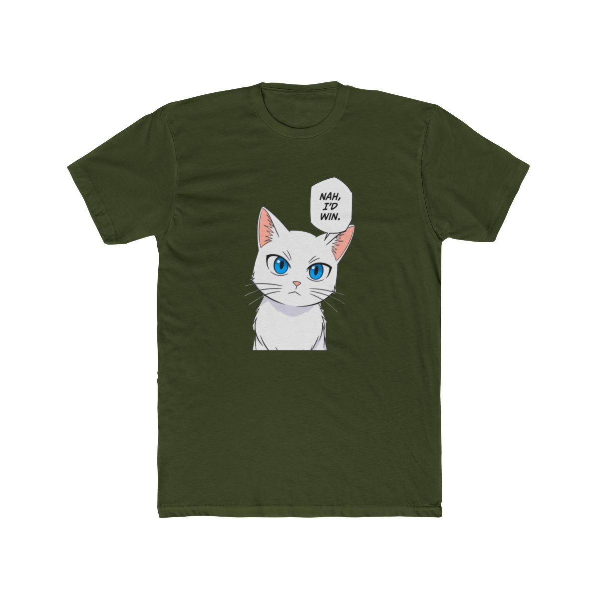 Catoru Cat Version Nah I'd Win T Shirt T Shirt - alternate angle 3, merchandise