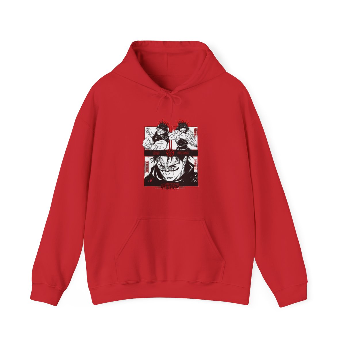 Choso Jujutsu Kaisen Hoodie Red Manga Panel Curse Style - alternate angle 5, merchandise