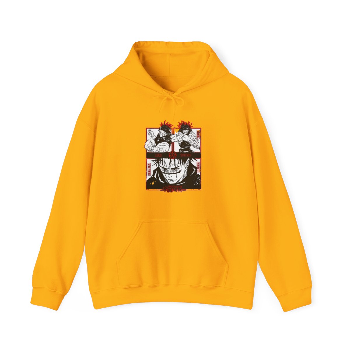 Choso Jujutsu Kaisen Hoodie Red Manga Panel Curse Style - alternate angle 2, merchandise