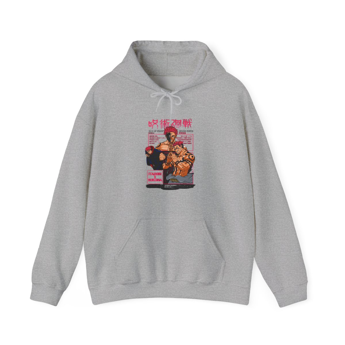 Sukuna Hoodie Jujutsu Kaisen King of Curses - alternate angle 4, merchandise