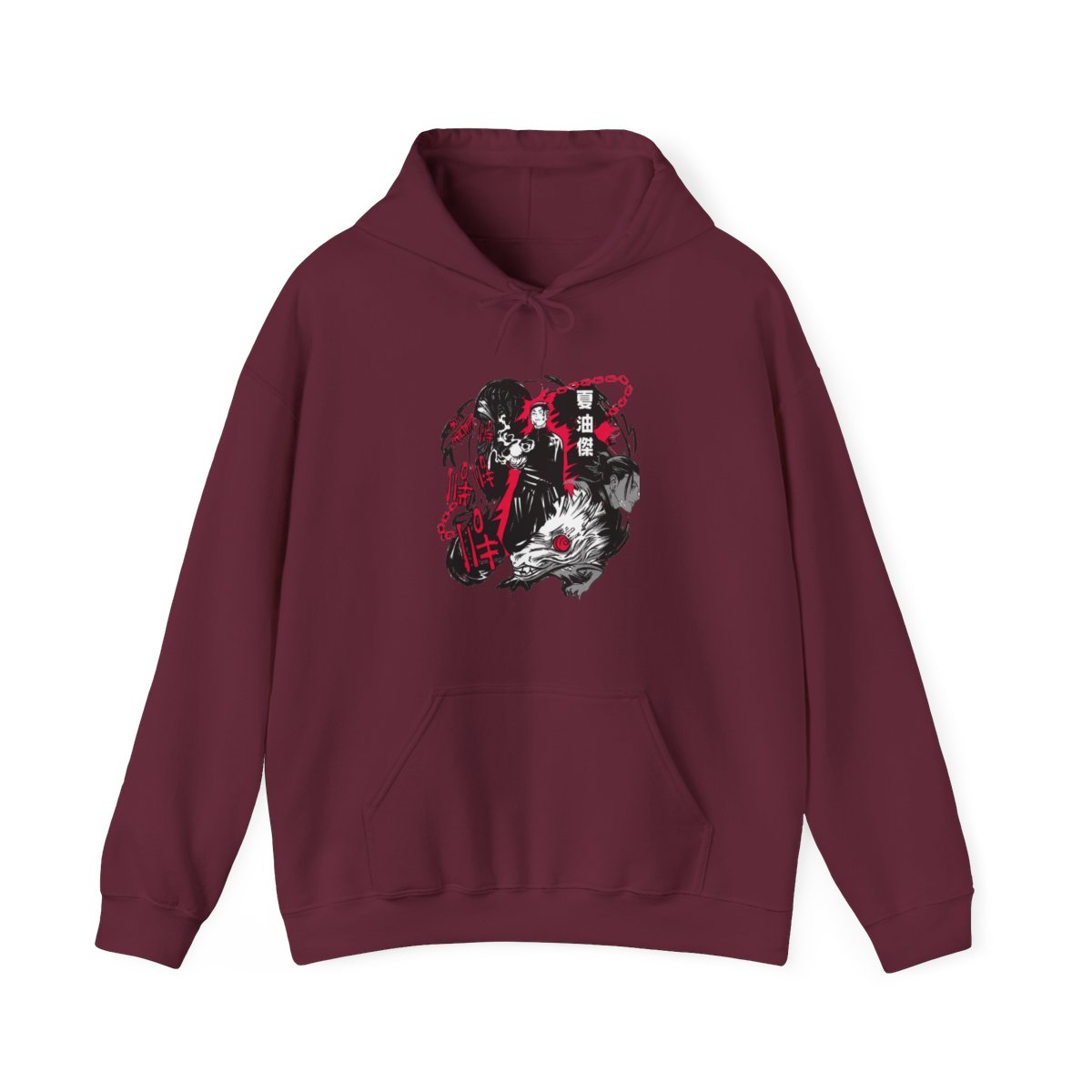 Suguru Geto Red Cursed Energy Jujutsu Kaisen Anime Hoodie