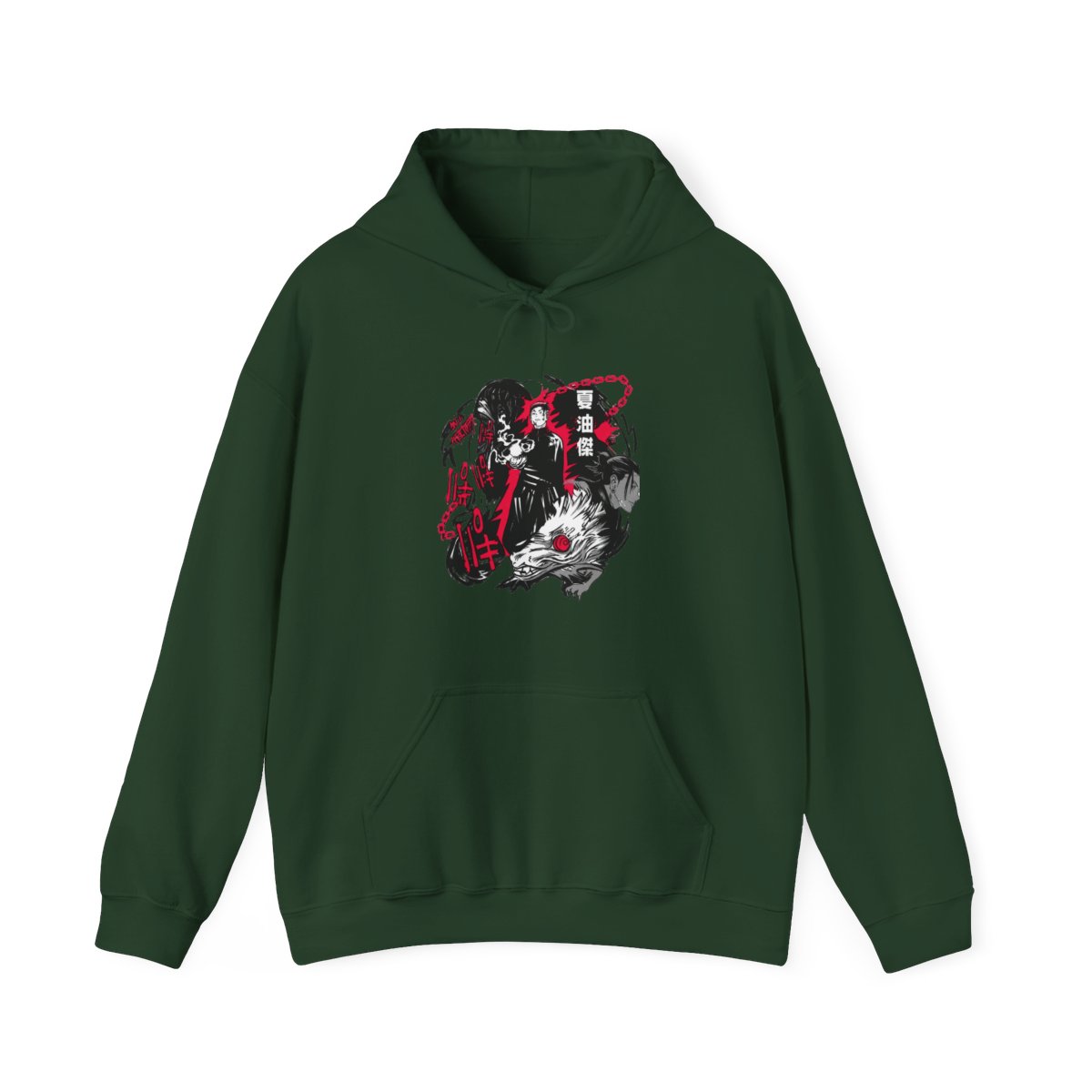 Suguru Geto Red Cursed Energy Jujutsu Kaisen Anime Hoodie - alternate angle 3, merchandise