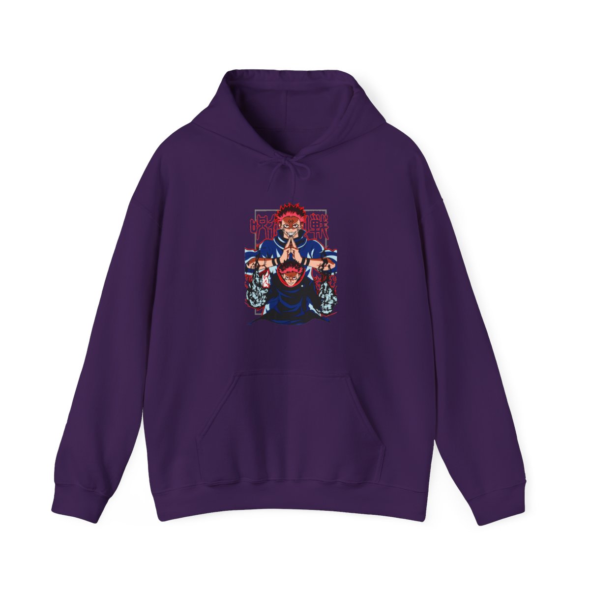 Yuji Itadori Hoodie Jujutsu Kaisen Action Pose