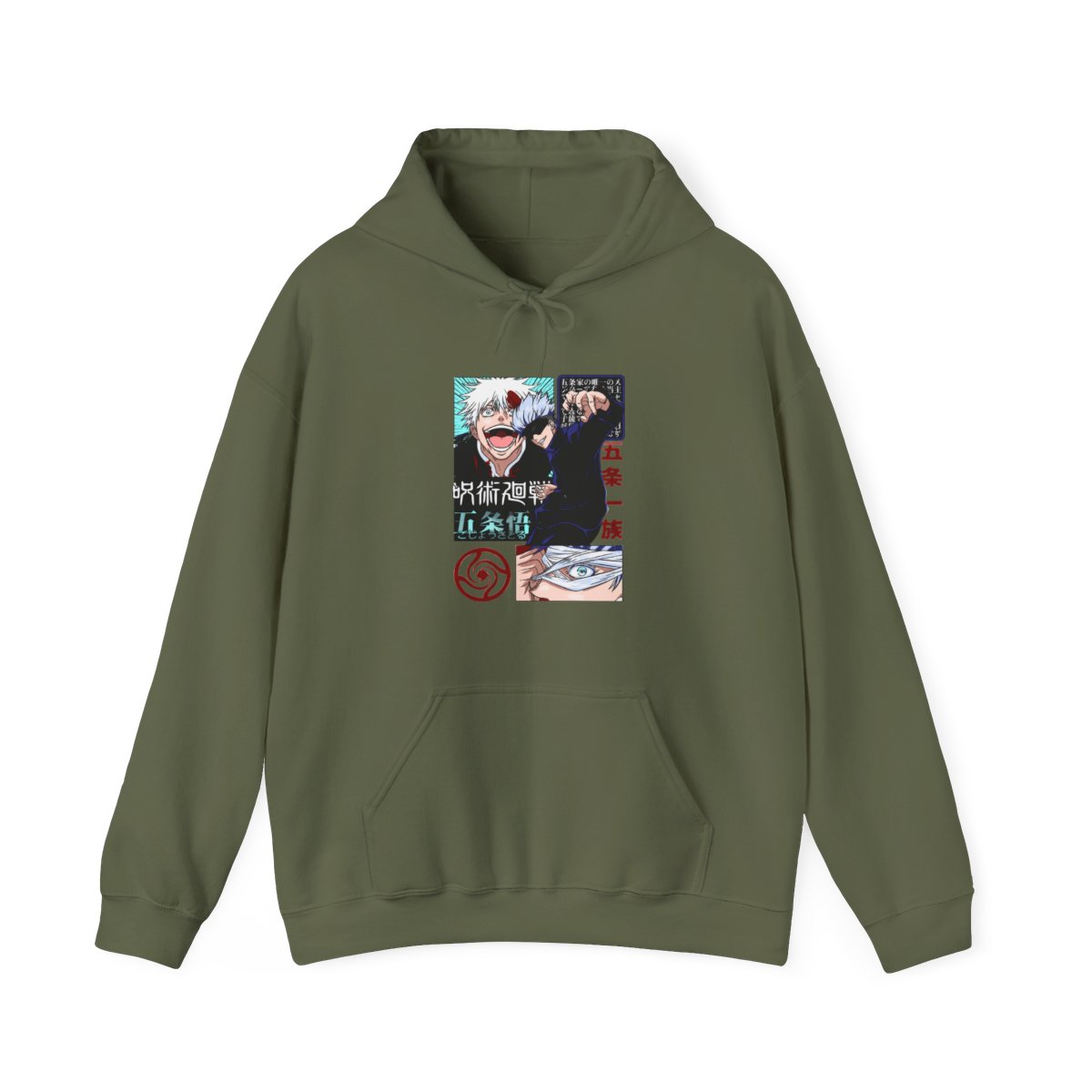 Satoru Gojo Jujutsu Kaisen Hoodie Infinity Battle Mode - alternate angle 4, merchandise